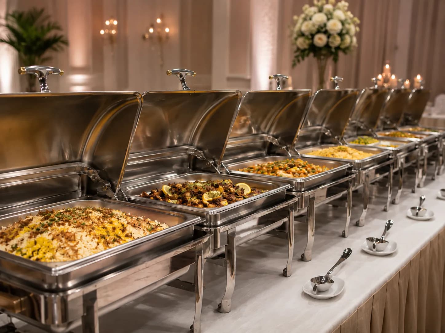 Buffet setup